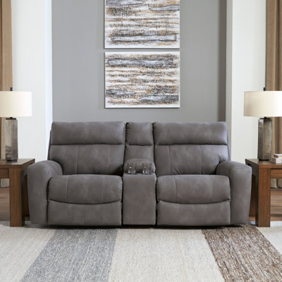 Matsuda 3-Piece Power Reclining Sectional Loveseat With Console