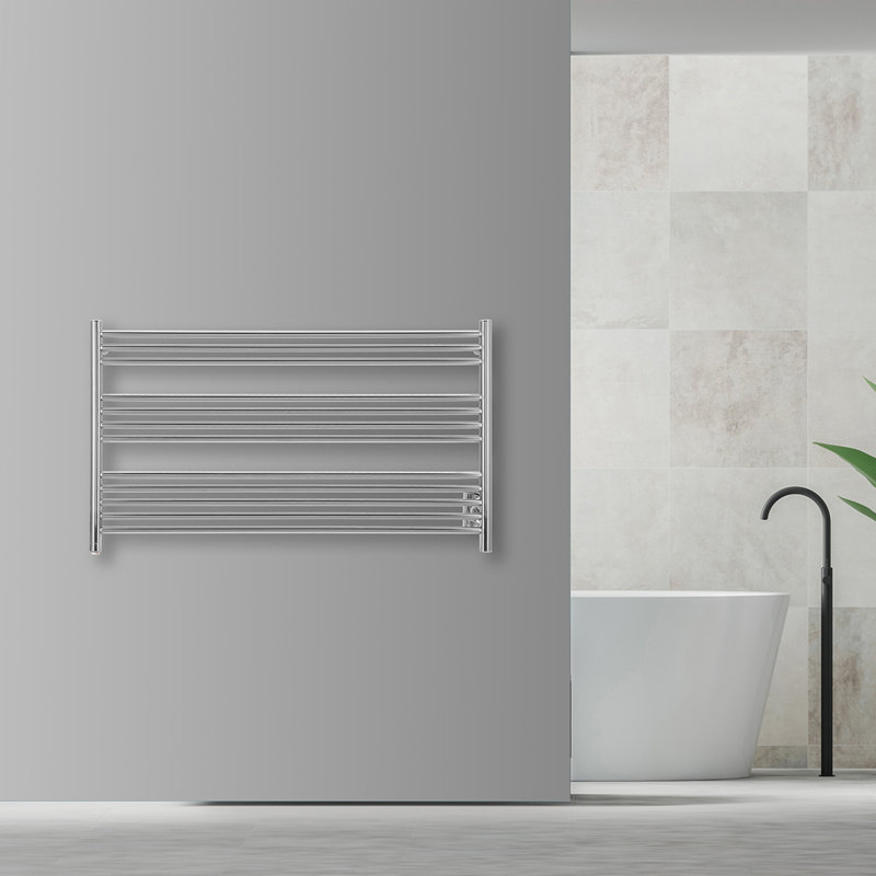 Chauffe-serviettes électrique mural Amplia, Chrome