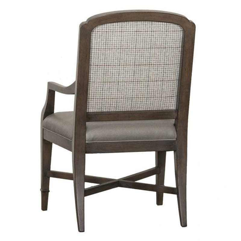 Fauteuil Stella King Louis, Espresso, Lin 3156