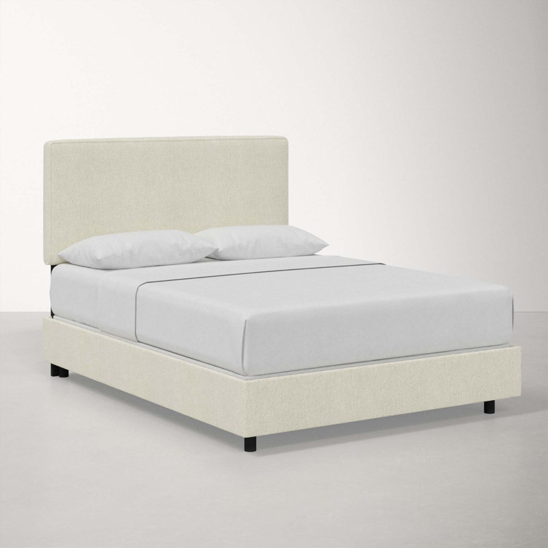Lit tapissier standard en coton Marquise, Grand, Tweed Sustain® toile Milsap