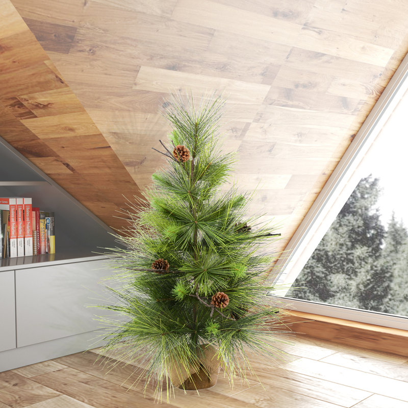 4' H Artificial Pine Christmas Tree