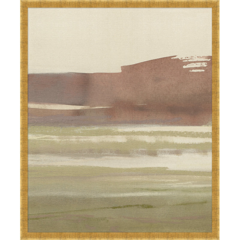 «Sunrise Marsh 1» par Thom Filicia - peinture sur toile encadrée