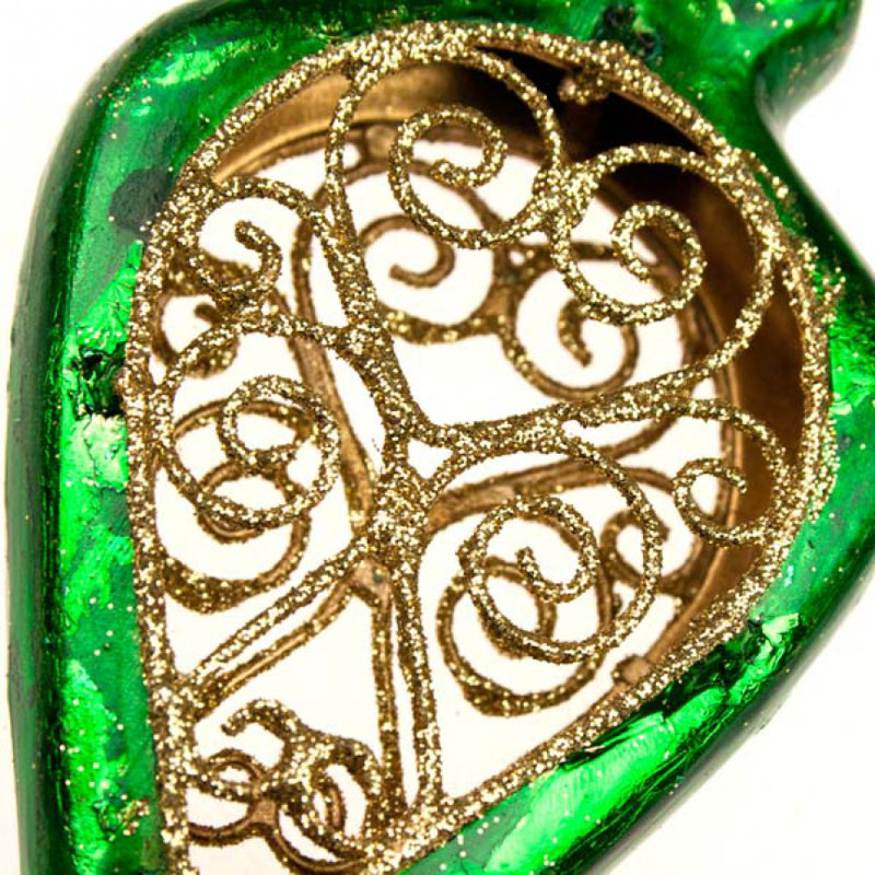 14cm Hanging Figurine Ornament, Green