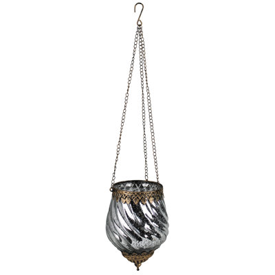 Fez Hanging Lantern, Glass, Chain