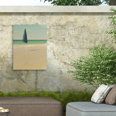 Bolog The Green Umbrella On Canvas Print