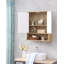 Armoire de salle de bain murale à double porte