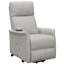 Fauteuil inclinable beige lève-personne avec télécommande câblée-1274248410