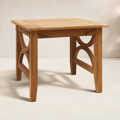 Brunswick 22" Teak Patio Side Table