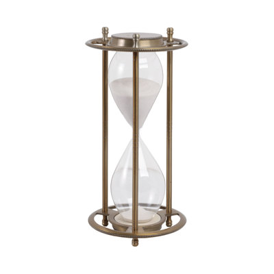 11" Verlice Metal Hourglass