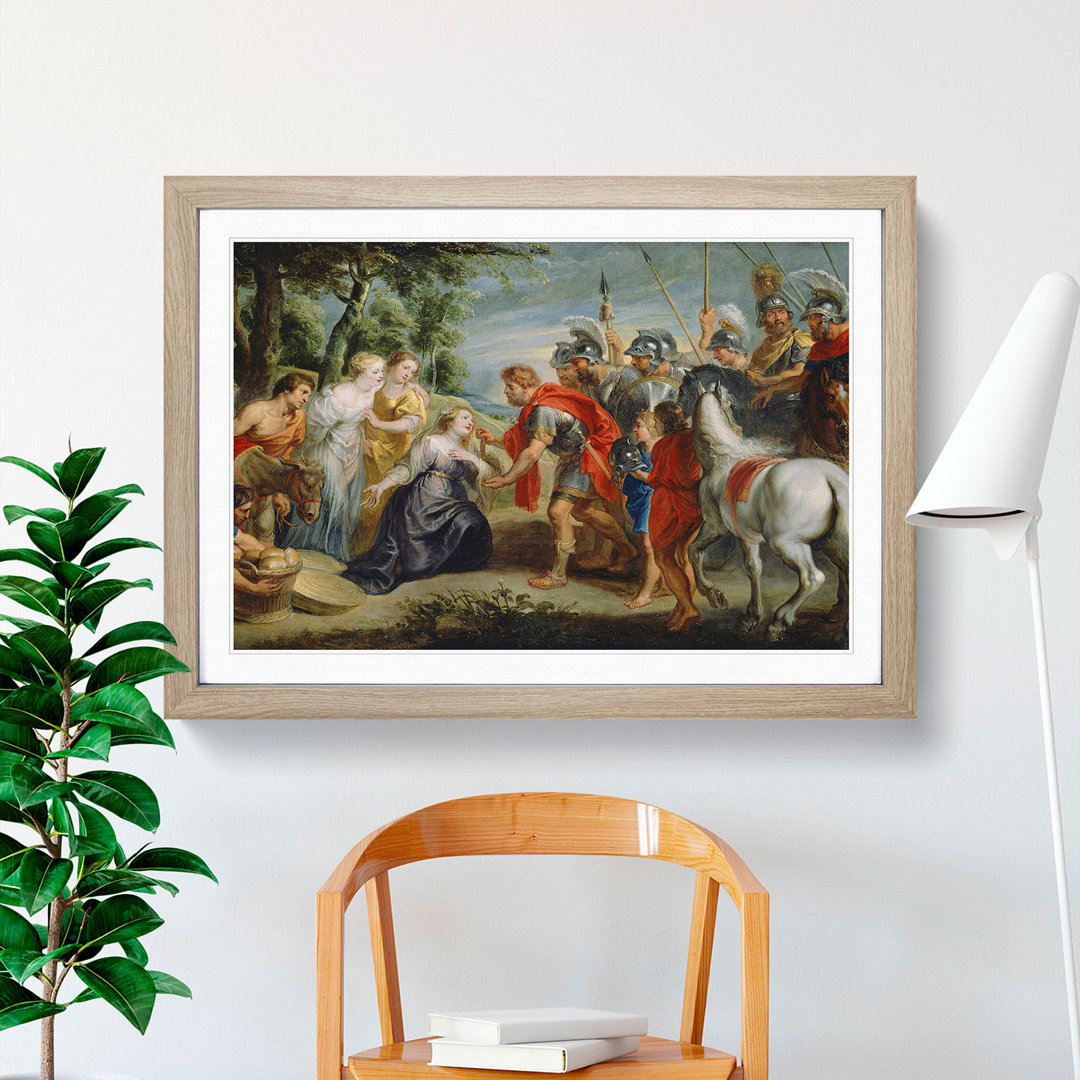 Abigail and David by Peter Paul Rubens - Picture Frame Painting