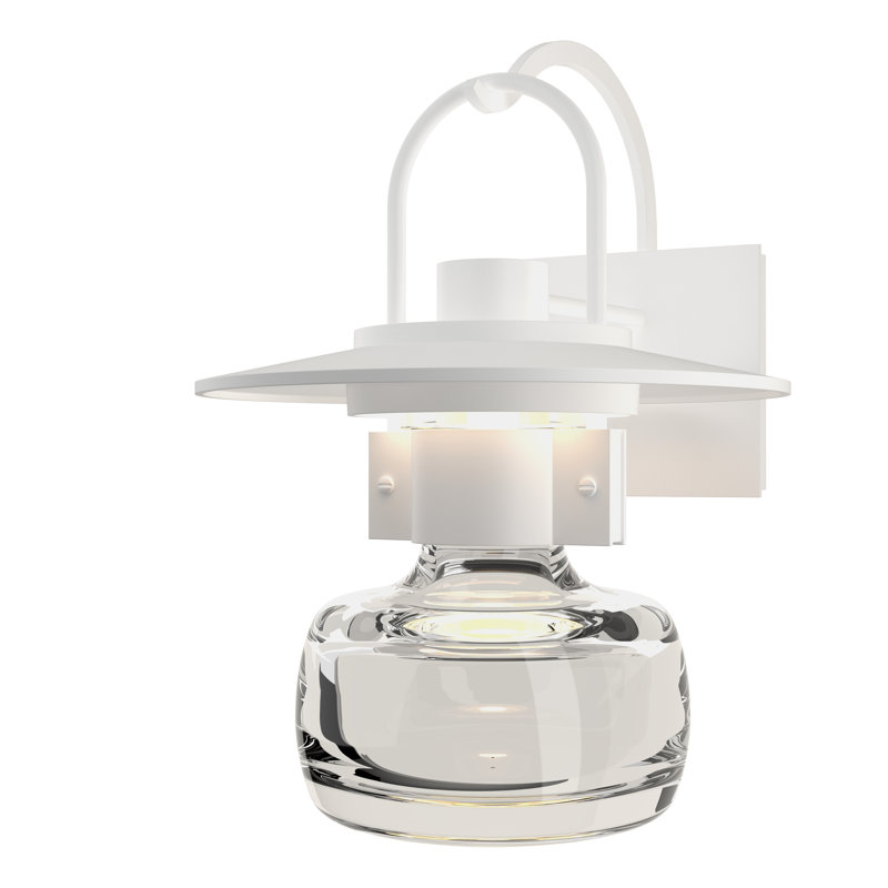 Mason Outdoor Wall Lantern, White, 15.9" H x 11.3" W x 12.2" D