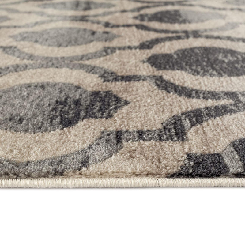 Tapis crème / gris Cainhoe, Rectangle 8' x 10'