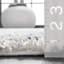 Tapis à motif géométrique blanc cassé Asusus-34790987