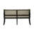 Aisja Upholstered Shelter Dining Bench - Black-85822700