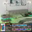 Barkad 44cm W Metal Bedside Table