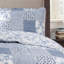 Ensemble de courtepointe réversible en microfibre  Blue-29581759
