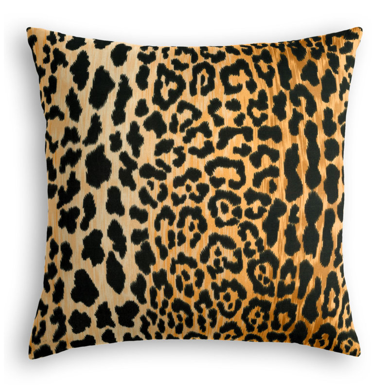Untamed Slubby Square 100% Cotton Pillow Cover & Insert, 18" x 18"