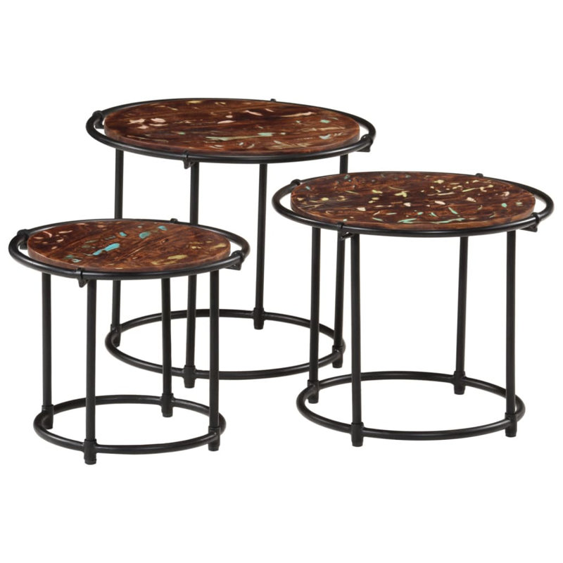 17-3 Coffee Table, Recycled solid wood