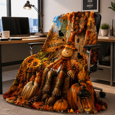 Jeté douillet Cozy Scarecrow Welcome