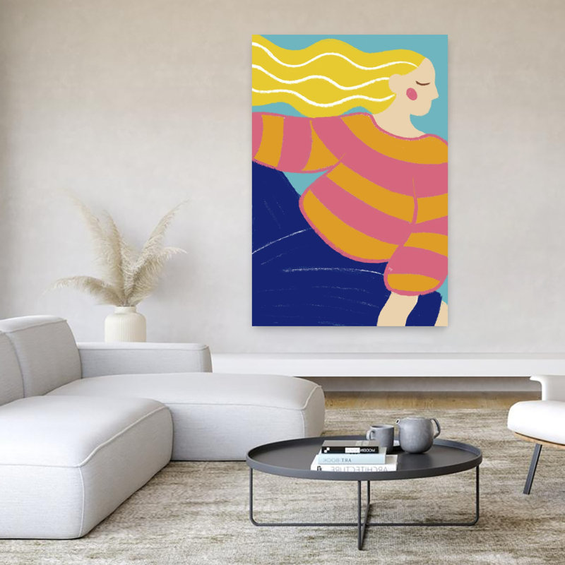 Art contemporain contemporain abstrait, H 60 po x l 40 po