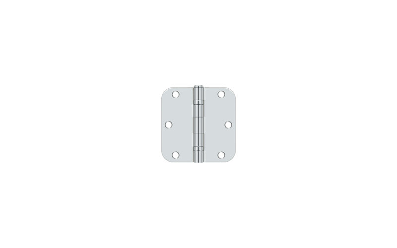 Steel Hinge, Polished Chrome