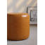 30cm Small Round Faux Leather Upholstered Ottoman-832455368