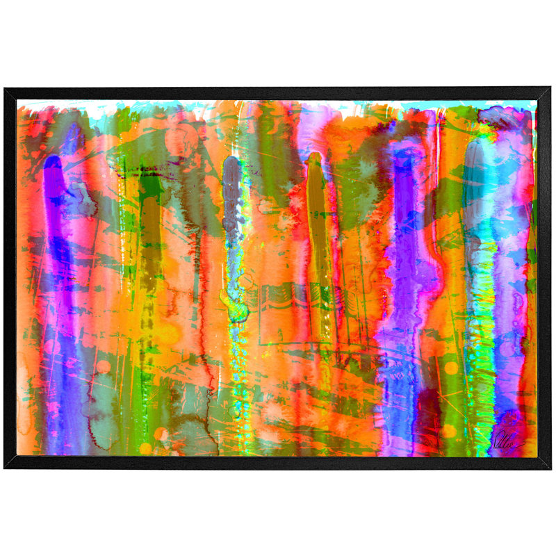 Single Picture Frame Print, Black, 76cm H x 114cm W
