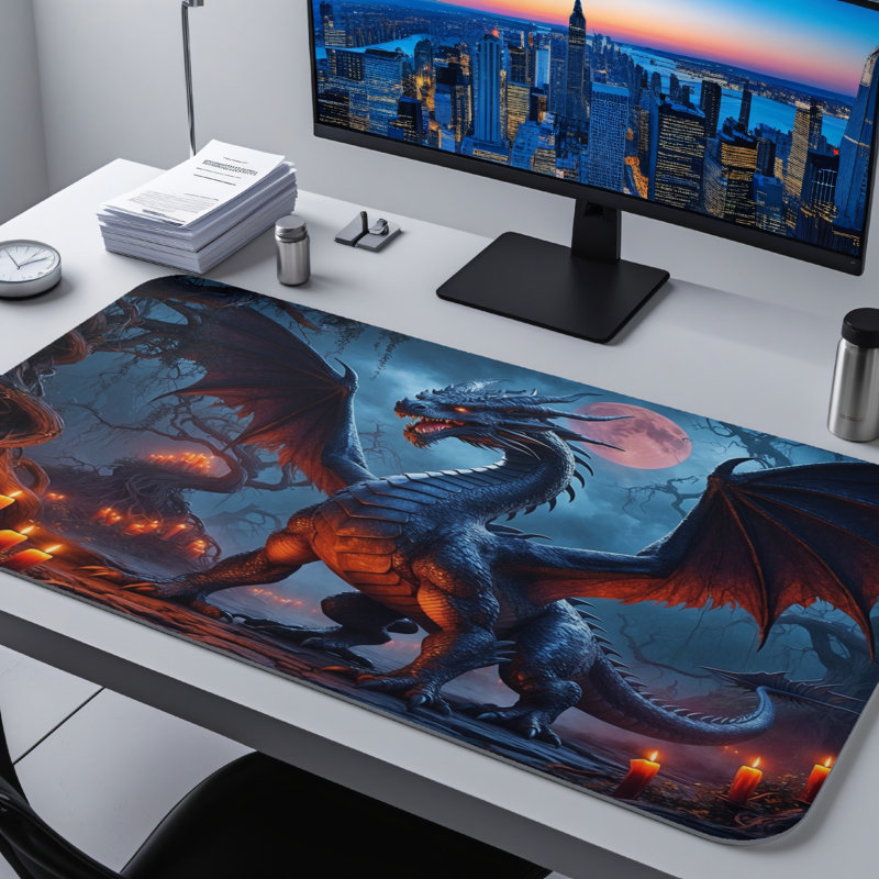 Polyester Desk Pad, 23.6x13.8
