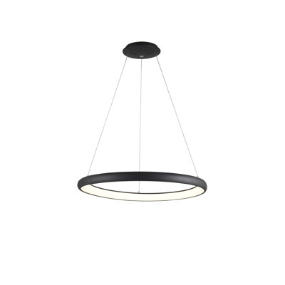 1 - Light LED Waggon Wheel Pendant