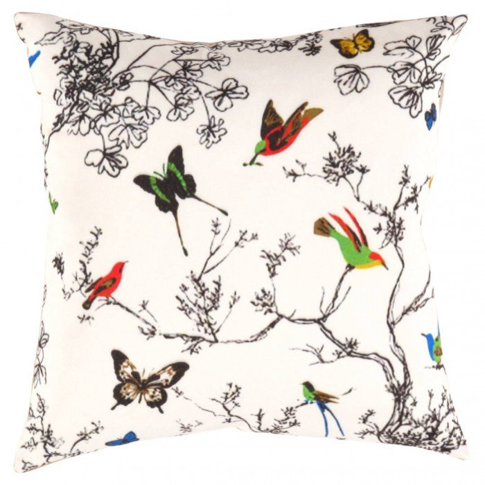 Turkish Fine Silk tiger Pillow 20"