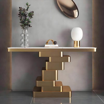 Console en métal de style italien