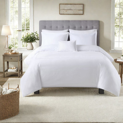 Ensemble de literie de luxe très grand / très grand californien, satin de coton à 100%, conception inspirée des hôtels