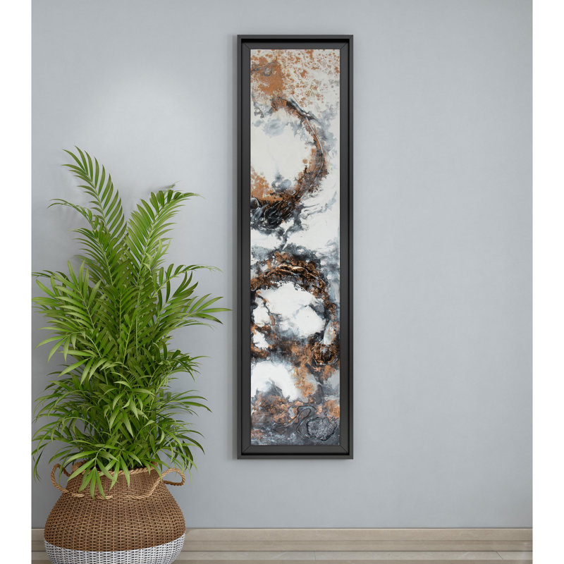 Cadre flottant, peinture sur toile