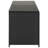 vidaXL Storage Chest Black Poly Rattan, Powder-Coated Steel Large-85263296