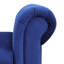 Banc de rangement rembourré bleu Sherpa-784437295