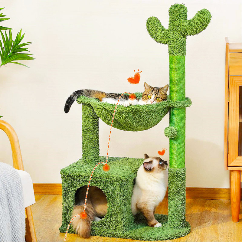 Grattoir à chat 4 en 1 Cactus
