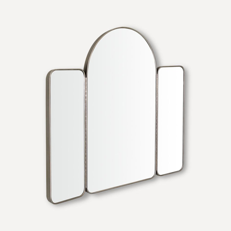 Triptych Metal Mirror
