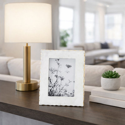 Whitby Marble and Wood Photo Frame 