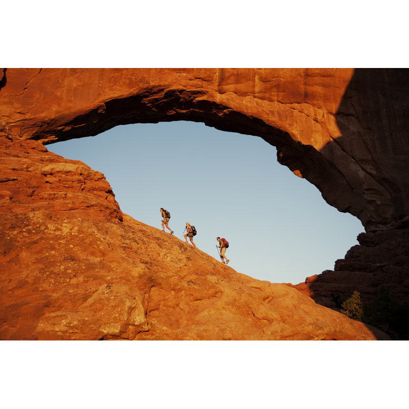 Window Hikers by RichVintage - Wrapped Canvas Print, 61cm H x 91cm W x 3.8cm D