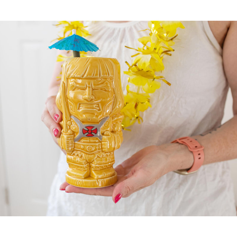 Tasse en céramique Geeki Tikis «Master Of The Universe He-Man» | Peut contenir 20 onces