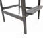 Tabourets de bar d'extérieur en bois d'acacia Adirondack, ensemble de 2