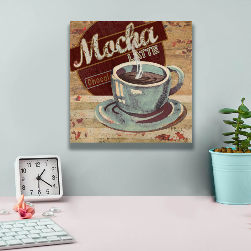 «Coffee Brew Sign II» par Paul Brent, H 12 po x l 12 po x P 0,75 po