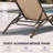  Outdoor Chaise Lounge Chair Set of 3 Patio Pool Lounger Bronze Aluminum Chairs with Side Table Adjustable Tanning Recliner for Outside Backyard Yard Deck Balcony Beach-1577715483