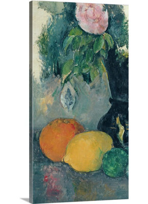 Fleurs et fruits vers 1880 par Paul Cezanne - reproduction