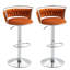 Tabouret de bar pivotant avec dossier Ginko-882844518-879315297