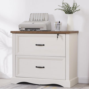 White Large Adjustable File Cabinet with Lockable Drawer – Heavy-Duty Metal Handle & Stable Base – Fits A4, Legal & Letter Files – Ideal for Home Office Document Storage & Organization – Brooklyn’s Finest
