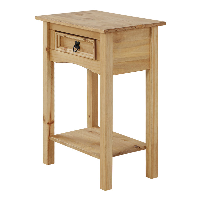 Corona 52.5cm Solid Wood Top Console Table