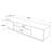 Modern TV Stand, Atlantic Pine & White, 70.9 x 17.6 x 17.5 inches | 100% Melamine Coated Particle Board, Thickness: 0.71 inches | Push to Open Doors | Scandinavian Design, Stylish & Functional for Living Rooms-1731136450