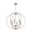 6 - Light Candle Style Globe Chandelier-907321522