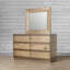 Commode double 6 tiroirs avec miroir Deshane